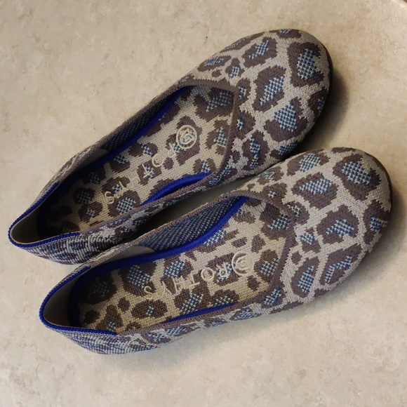 Grey leopard print Rothys - Picture 1 of 5
